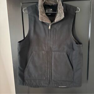 Carhartt Men's Black Sherpa-Lined Vest